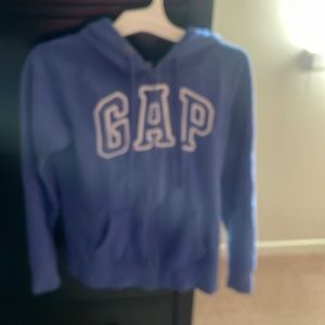 blue-purple GAP zip up